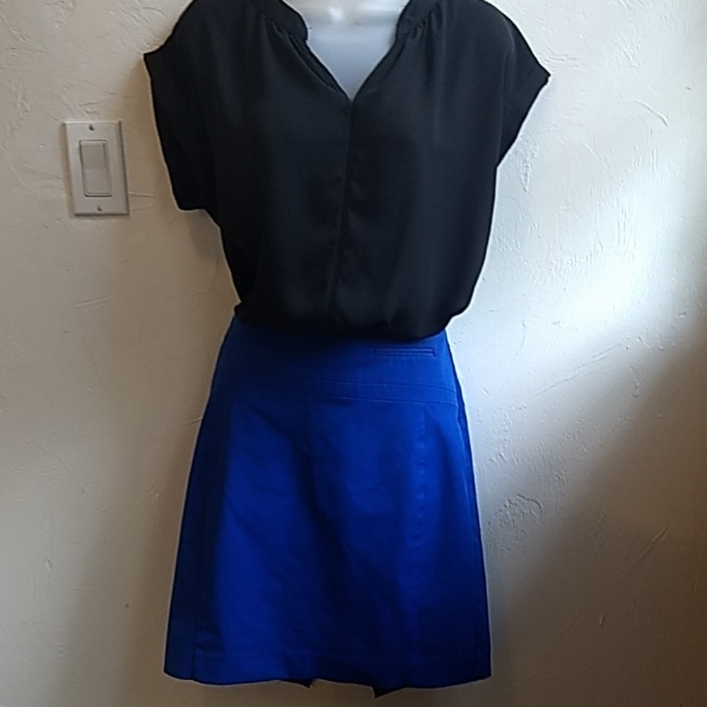 Express blue skirt